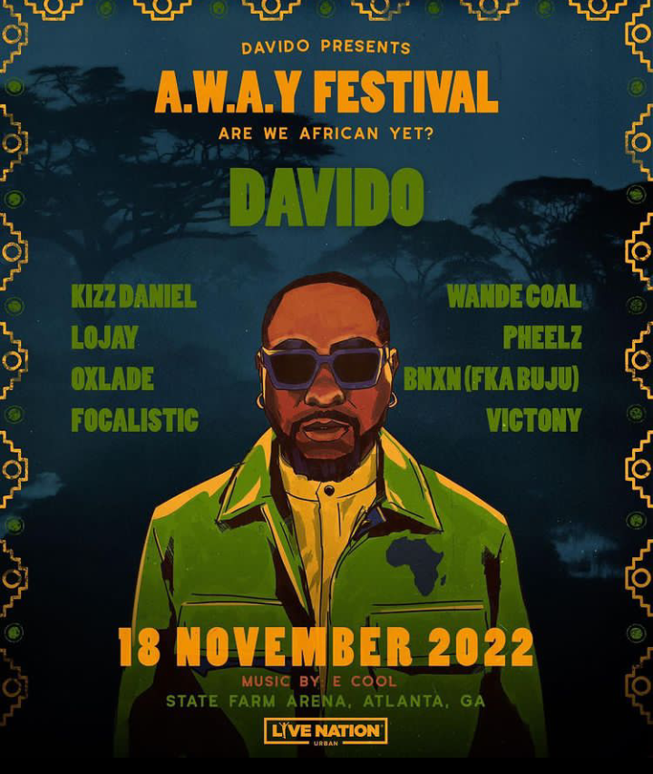 Afrobeats superstar Davido announces ‘Are We African Yet’ (AWAY) festival